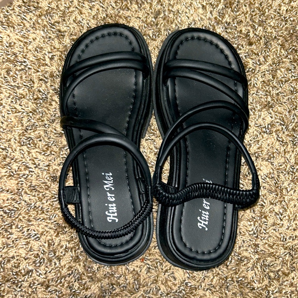 Black sandals